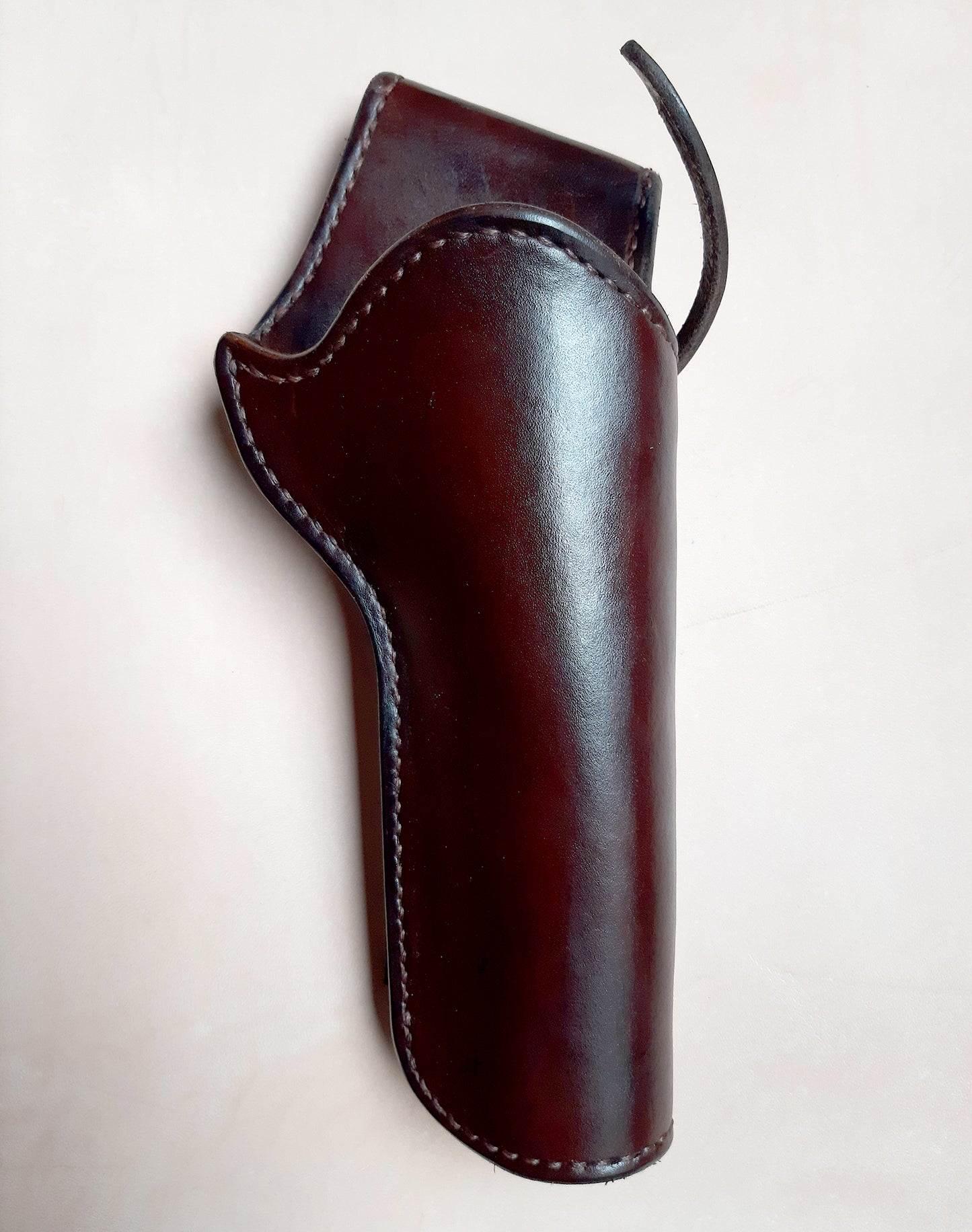 leather holster for single action revolvers Colt SAA, custom barrel Cross Draw with a small angle (Made to order)