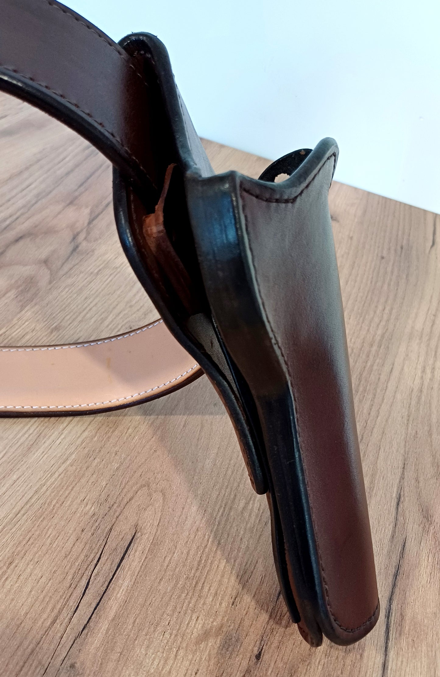 Custom leather holster for Colt Python 357 revolver custom barrel and style (Made to order)