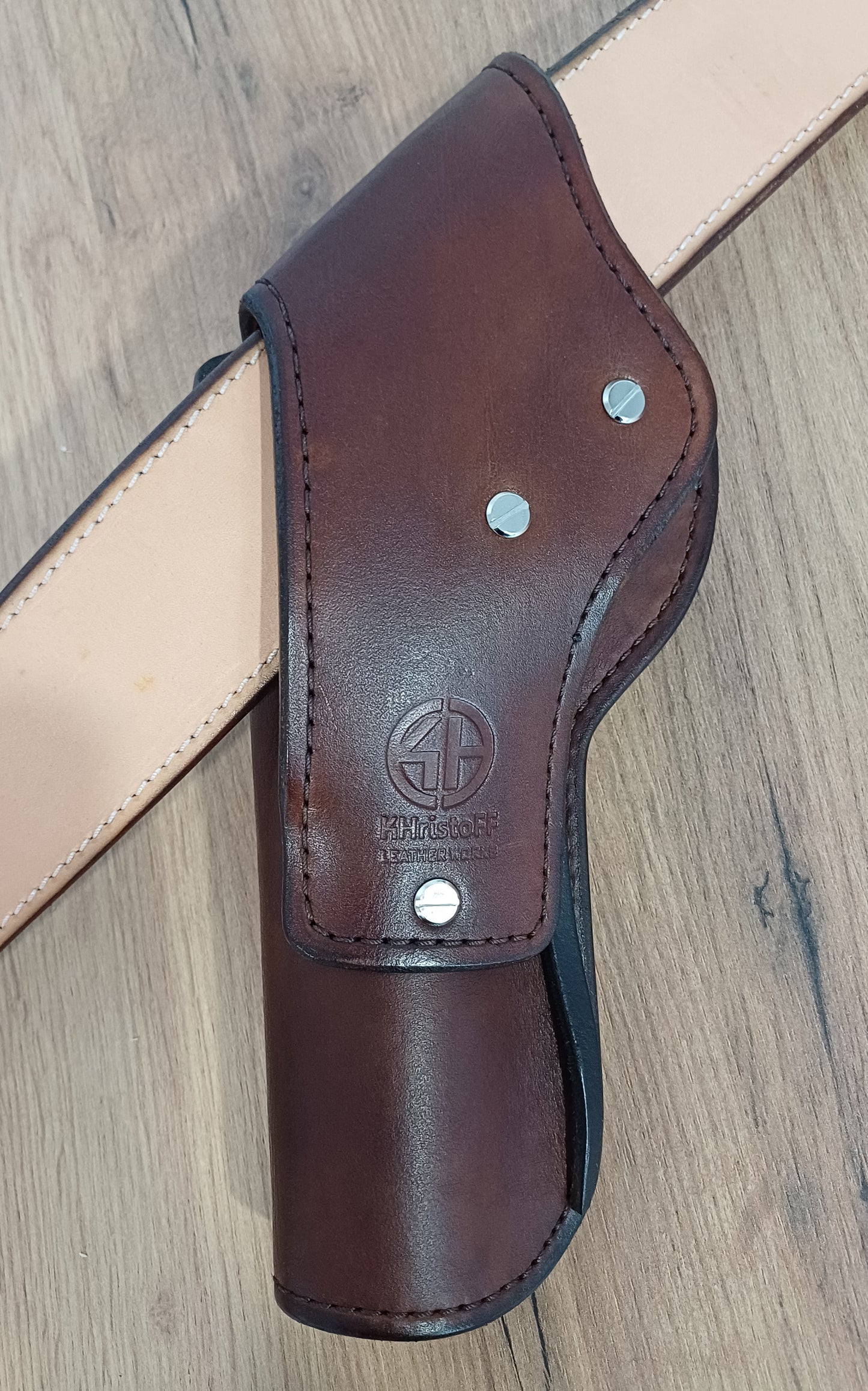 Custom leather holster for Colt Python 357 revolver custom barrel and style (Made to order)