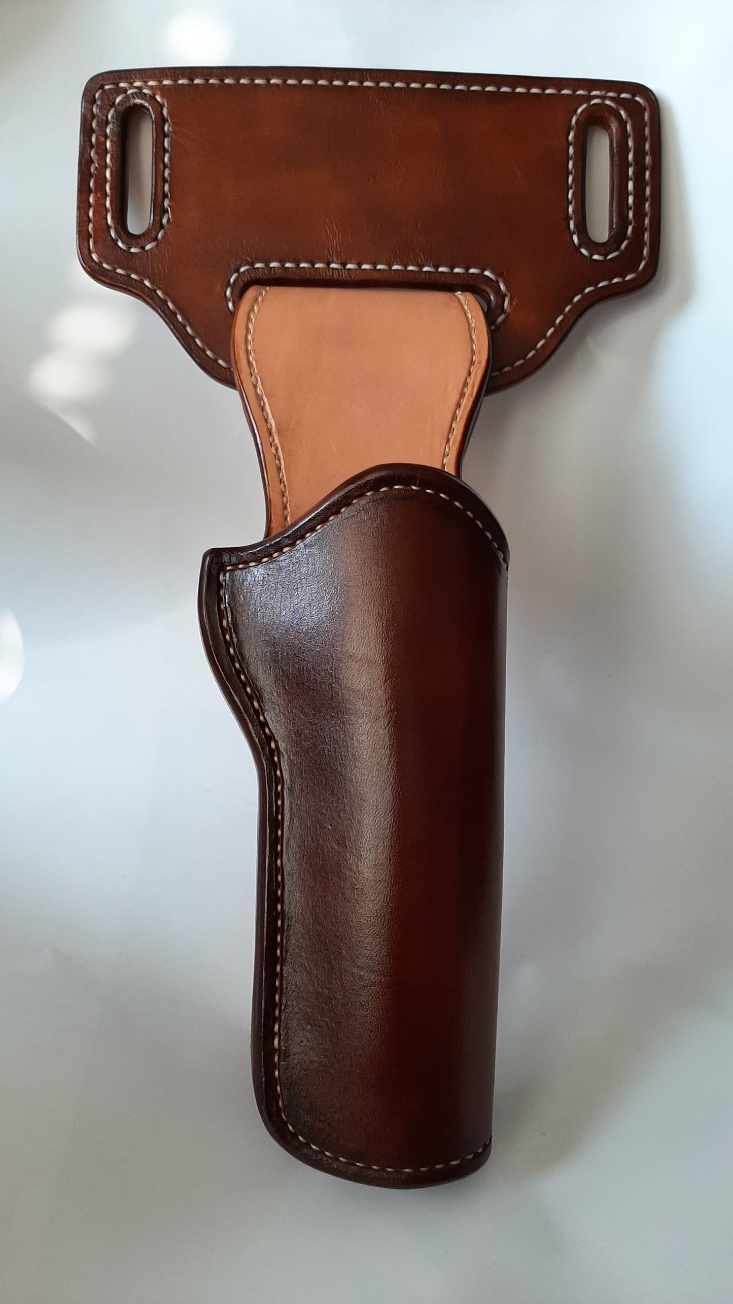 Leather Holster holder for custom belt (Made to order)