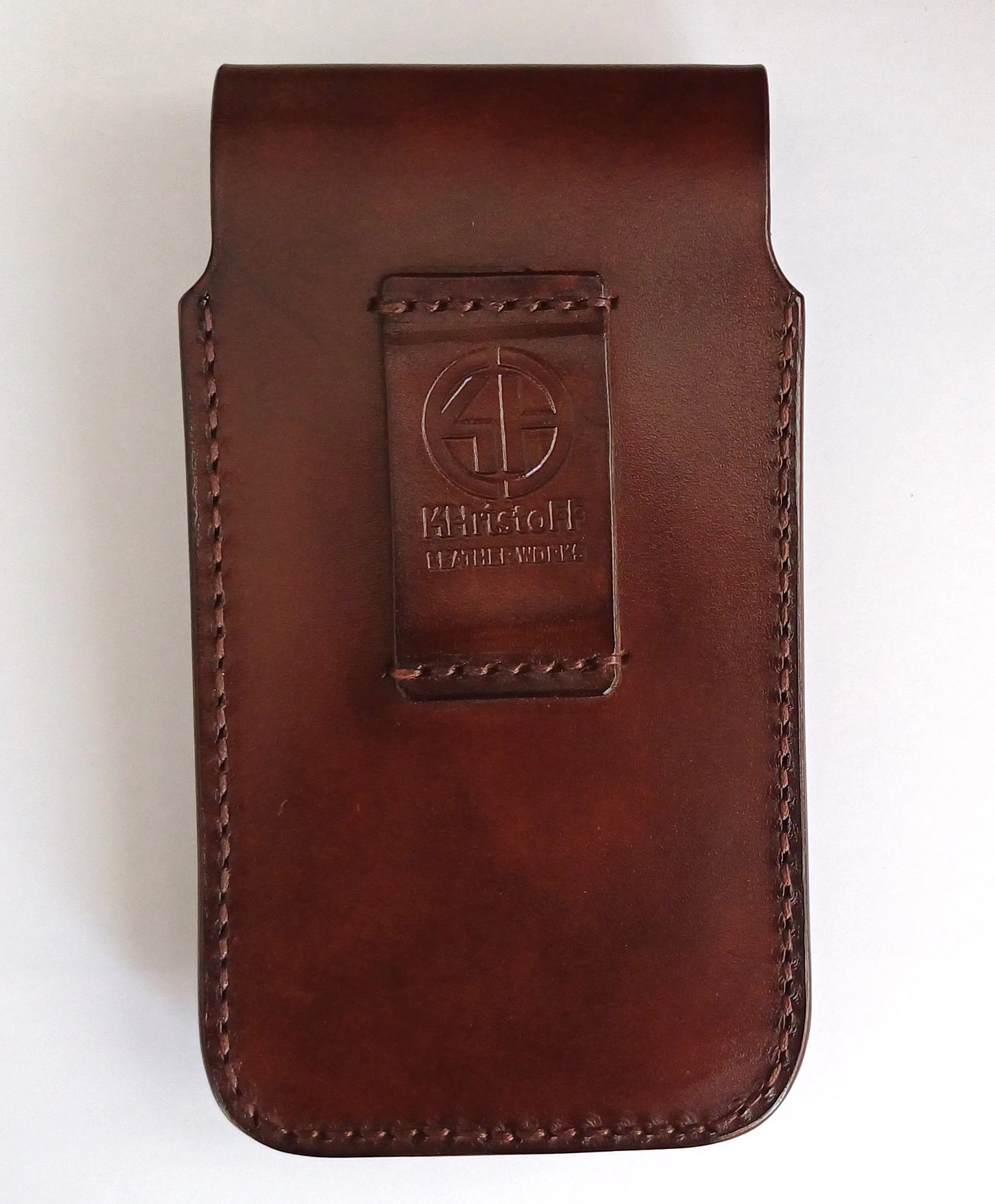 Rustic Elegance Leather holster for Cell phone (Made to order)