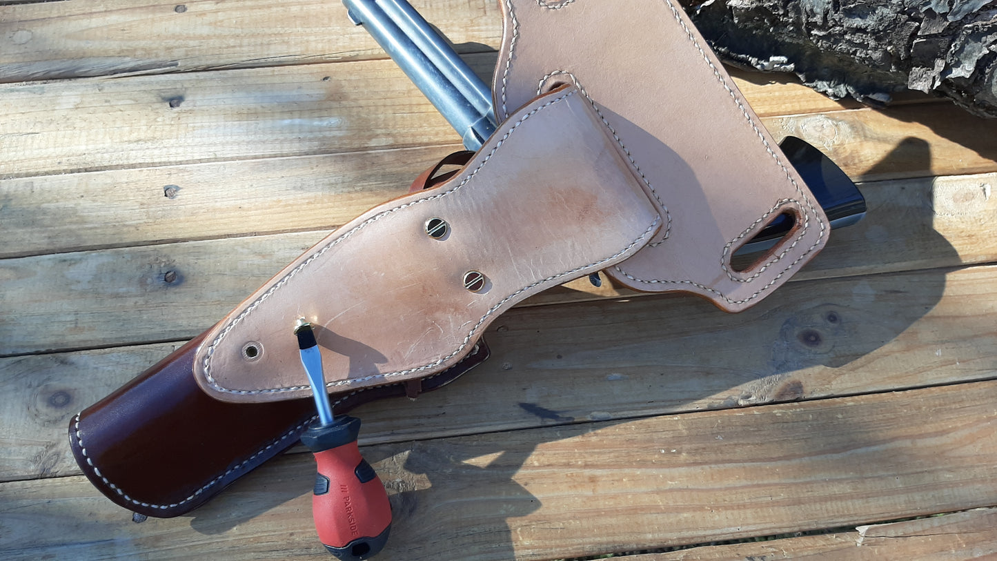 Leather Holster holder for custom belt (Made to order)