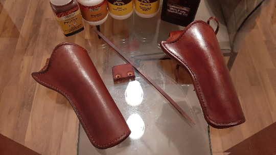 leather holster for single action revolvers Colt, Ruger, Uberti, Umarex custom barrel Traditional style (Made to order)