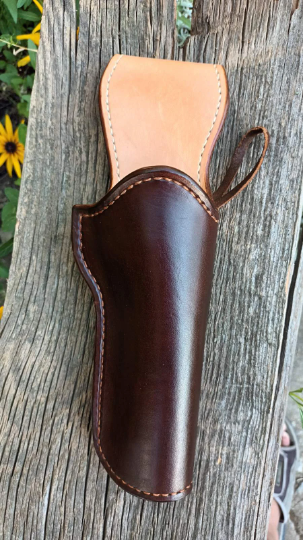 Handcrafted Leather Fast Draw Holster – Single Action Revolvers (Colt SAA, Ruger Vaquero, Uberti)