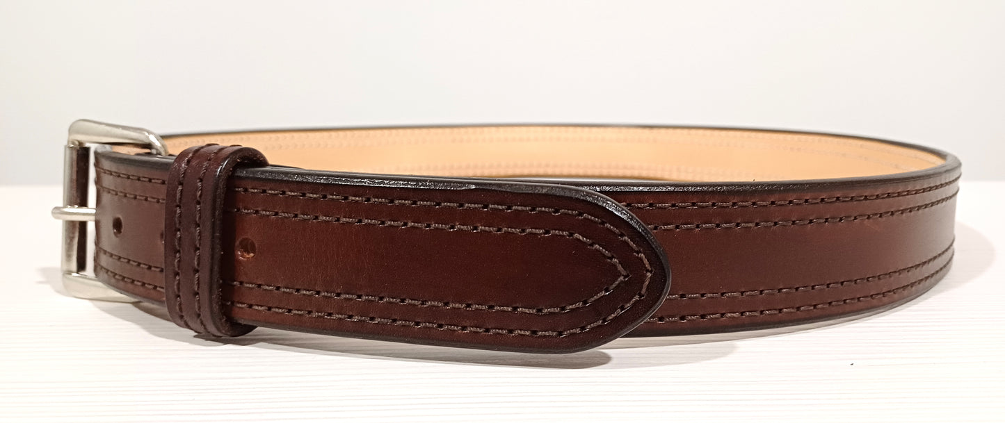 leather Gun Belt 1,5 inch width   (Made to order)