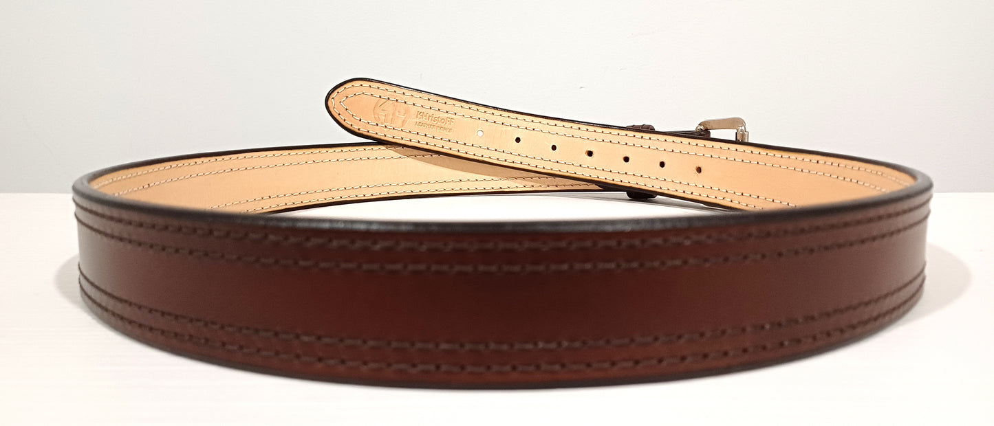 leather Gun Belt 1,5 inch width   (Made to order)