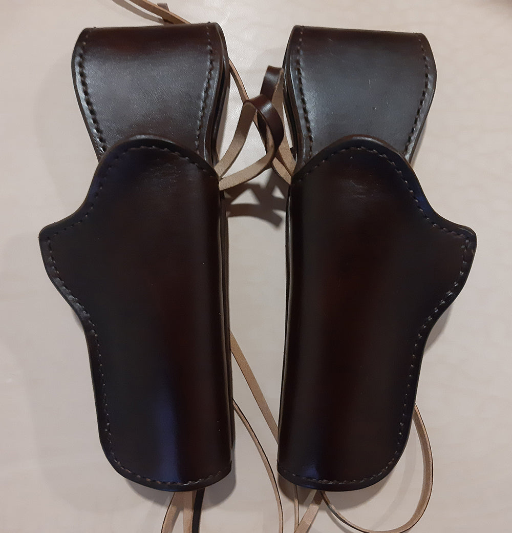Leather Holster for Colt 1911 Western style with leg tie (Made to order)
