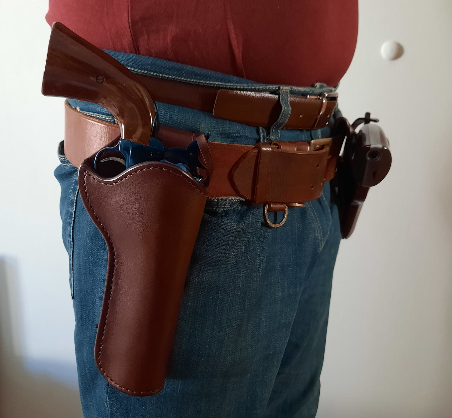 Leather holster for Ruger Super Blackhawk and Freedom Arms M 83 (Made to order)