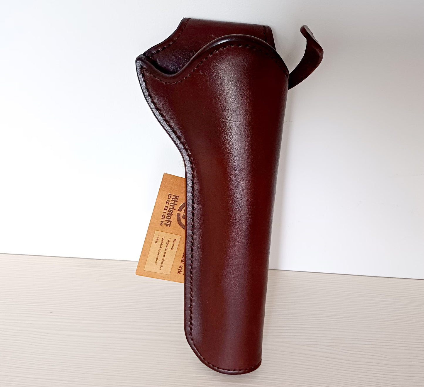 leather holster for Colt clones single action revolver, Traditional style, 7.5 inch barrel(Ready for shipping)