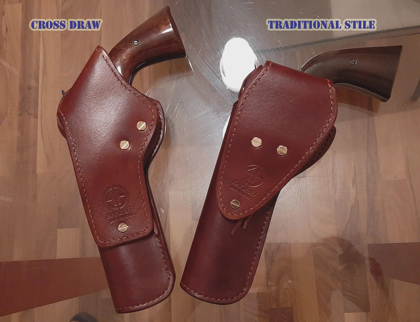 Custom leather holster for Smith & Wesson revolvers custom frame (Made to order)